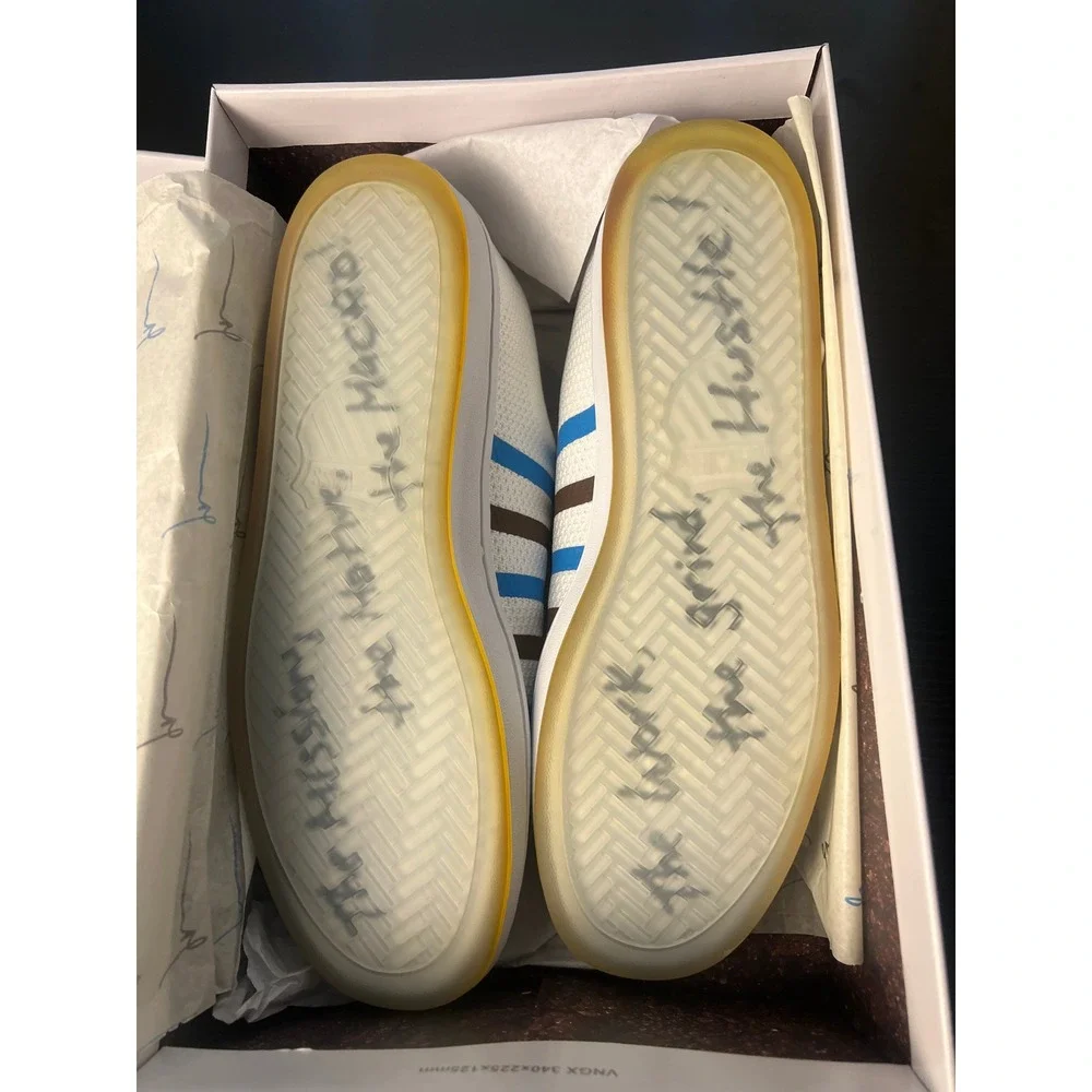 K-Swiss GaryVee Classic 88 Knit 003 Clouds and Dirt White Blue Brown 06174-191-M